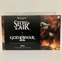 MTG Secret Lair x God of War: Greek Foil Edition Playstation Superdrop Sealed - Image 1