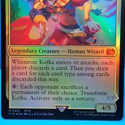 Kefka, Court Mage Magic the Gathering Final Fantasy Foil - Image 2