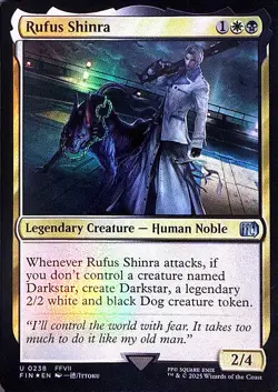 Rufus Shinra Foil U FINAL FANTASY 238 NM - Image 1