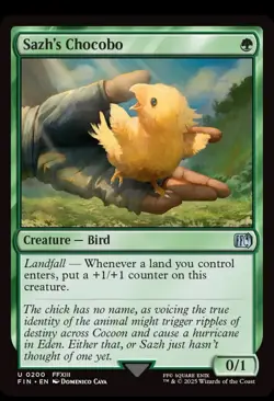 Sazh’s Chocobo FIN 200 Uncommon MTG - Image 1