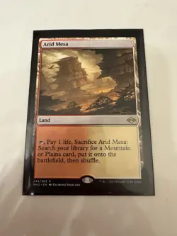 MTG Magic the Gathering Arid Mesa (244/686) Modern Horizons 2 LP - Image 1