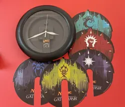 Magic the Gathering Gatecrash Guild Promo Wall Clock w/5 changeable faces MtG - Image 1