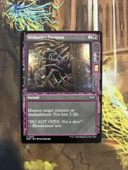 Withering Torment - Showcase NM Eng MTG - Duskmourn: House of Horror - Image 1
