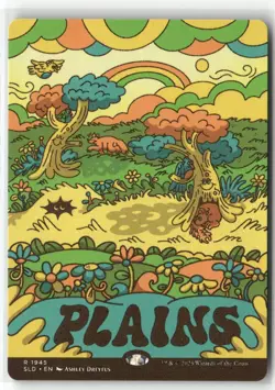 Plains (1945) Secret Lair Drop Regular MTG Magic Ashley Dreyfus - Image 1