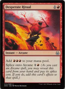 Desperate Ritual U Duel Decks: Mind vs. Might 14 - LP - Image 1