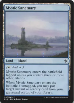 Mystic Sanctuary C Throne of Eldraine 247 - LP MTG - Image 1
