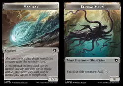 1x Manifest // Eldrazi Scion - Token NM Eng MTG - Commander Masters - Image 1