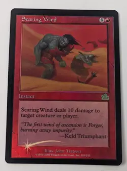 Foil Searing Wind, Prophecy Rare, Magic The Gathering, MTG - Image 1