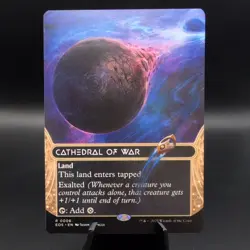 MTG Borderless Edge of Eternities: Stellar Sights EOS Cathedral of War MINT - Image 1