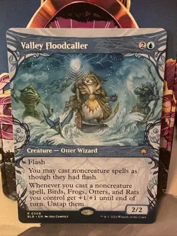 Valley Floodcaller (Showcase) Bloomburrow Regular (BLB) NM #0308 - Image 1