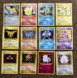 LOT OF 12 POKEMON HOLO POKEMON CARDS NM-LP JIRACHI,NINETALES,GYARADOS,RAICHU - Image 1