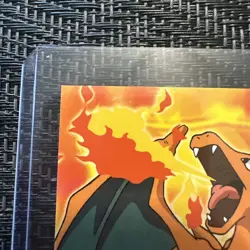 Pokemon Charizard Card #E6 Blue Topps - Image 2