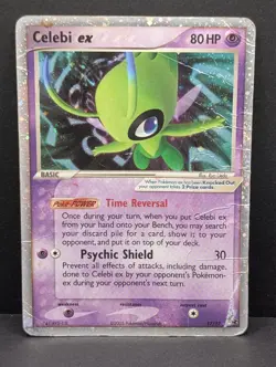Celebi ex 017/017 Pop Series 2 Holo Ultra Rare Pokemon TCG Nintendo promo - Image 1