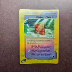 Mystery Plate Delta 136/144 Pokemon Skyridge Reverse Holo Card - MP - Image 1