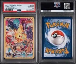 PSA 10 GEM MINT 2023 Pokemon Pikachu Crown Zenith Full Art Secret Rare SWSH 160 - Image 3