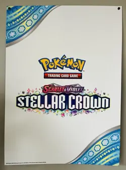 NEW Pokemon Stellar Crown 3D LENTICULAR Sign Poster 17" x 24" Promo 17X24 Lapras - Image 2