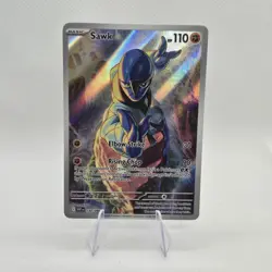 Pokemon TCG Sawk 130/086 Illustration Rare Sv: White Flare - Image 1