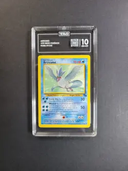 Articuno 17/62 Pokemon TCG Fossil Unlimited Regular Rare TAG 10 Gem MINT - Image 2