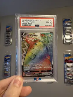 Pokemon Pikachu VMAX HR PSA 10 2023 202/135 S.Chinese Rainbow - Image 1