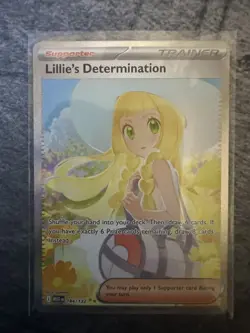 Pokemon Lillie’s Determination Mega Evolution 184/132 SAR ENGLISH NM - Image 1