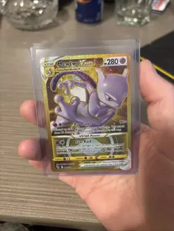 Pokemon Mewtwo VSTAR Full Art Secret Rare 86/78 Rare Holo Pokemon GO NM/MINT - Image 1