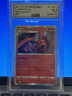Ags 10 - 2021 Pokemon Japanese SWSH VMAX Climax Charizard Holo #017 - Image 1