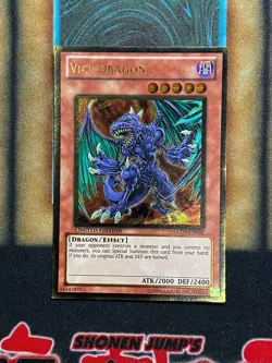 Yugioh Vice Dragon GLD3-EN002 Gold Rare Limited Edition NM - Image 1