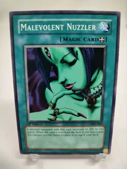 YuGiOh Malevolent Nuzzler MRL-005 Magic Ruler 1st Edition LP BUF - Image 1