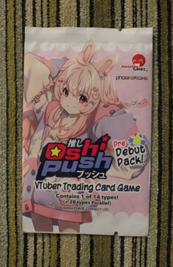 Oshi Push Pre Debut Pack VTuber Trading Card Game Sealed - Image 1