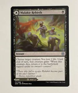 1x Malakir Rebirth MTG Card Zendikar Rising Uncommon NM (D) - Image 1