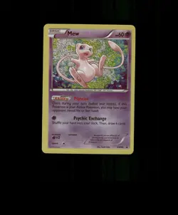 Sparkling HOLO Mew Card Mew Pokemon Card READ DESCRIPTION BELOW p2 - Image 1