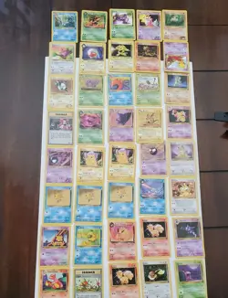 Vintage Pokemon Card Lot (40 Cards) -Team Rocket, Gym Heroes, Base/Fossil/Jungle - Image 1