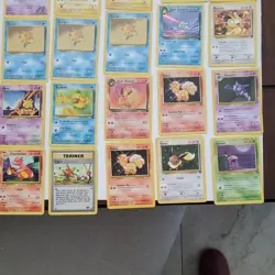 Vintage Pokemon Card Lot (40 Cards) -Team Rocket, Gym Heroes, Base/Fossil/Jungle - Image 2