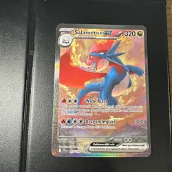 Pokemon TCG Salamence EX Card Sir Journey Together 187/159 NM - Image 1