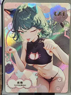 Tatsumaki Femme Fatale Card Goddess Story Anime Waifu CAT CAT-06 - Image 1