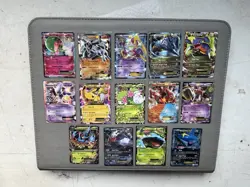 Pokemon XY Ex Lot 14 Cards (see descr) LP-DMG Shaymin Pikachu Hoopa M Heracross - Image 1
