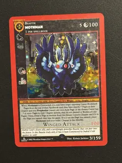 Metazoo Cryptid Nation 1st Edition Mothman 3/159 Full Holo Card (x1) - Image 1