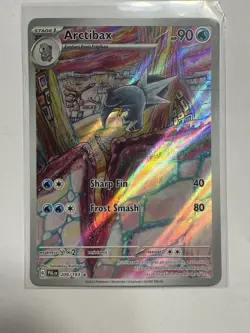 Pokemon TCG Arctibax 209/193 Paldea Evolved Illustration Rare Card NM Condition - Image 1