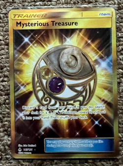 MYSTERIOUS TREASURE TRAINR 145/131 HOLO FULL ART FORBIDDEN LIGHT POKEMON CARD NM - Image 1