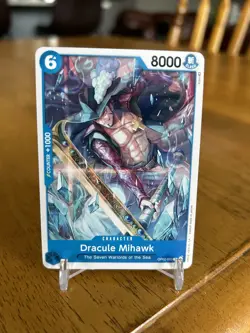 One Piece Card Game Dracule Mihawk Paramount War OP02-055 - Image 1