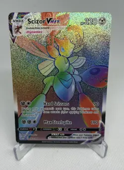 Scizor VMAX 193/189 Rainbow Secret Rare Card Pokemon Darkness Ablaze NM - Image 1