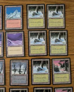 Ice Age Basic Land lot of 35 (Plains, Swamp, Mountain, And Forest) - Image 5