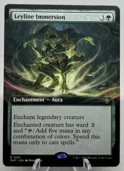 Leyline Immersion Extended Art March of the Machine The Aftermath MAT MTG NM - Image 1