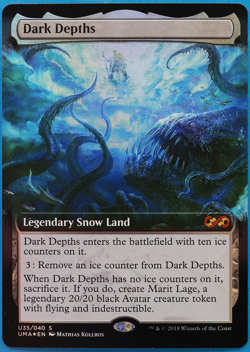 Dark Depths (Masters) FOIL Ultimate Box Toppers NM Box Topper (507091) ABUGames - Image 1