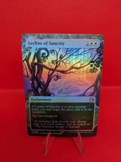 MTG Leyline of Sanctity Foil Wilds of Eldraine: Enchanting Tales Magic Gathering - Image 1