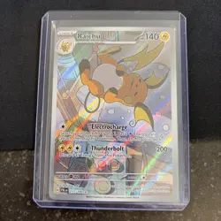 Pokemon TCG Raichu 211/193 IR Illustration Rare Paldea Evolved - Image 1
