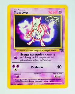 Pokemon Movie Gold Stamp WotC Promo 03/53 "Mewtwo" NM - Image 1