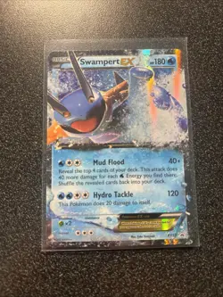 Pokemon 2015 Black Star Promo Swampert EX XY55 - Image 1