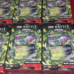 6X Pokemon Iron Leaves ex Battle Deck - Image 2
