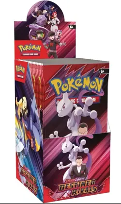 Pokemon Destined Rivals Sealed Booster Box, 18 Packs ONE BOX BRAND NEW UNOPENED - Image 1